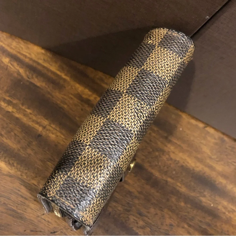 LOUIS VUITTON Damier Ebene Compact Bifold Wallet CA1011 Spain